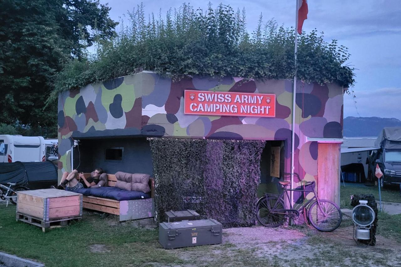 St. Margrethen Swiss Army Camping Night / Militaerbunker מראה חיצוני תמונה